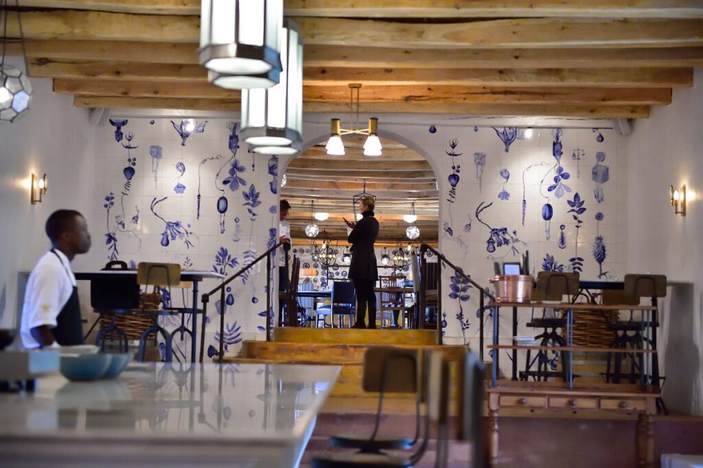The Werf restaurant at Boschendal Wine Estate in Franschhoek