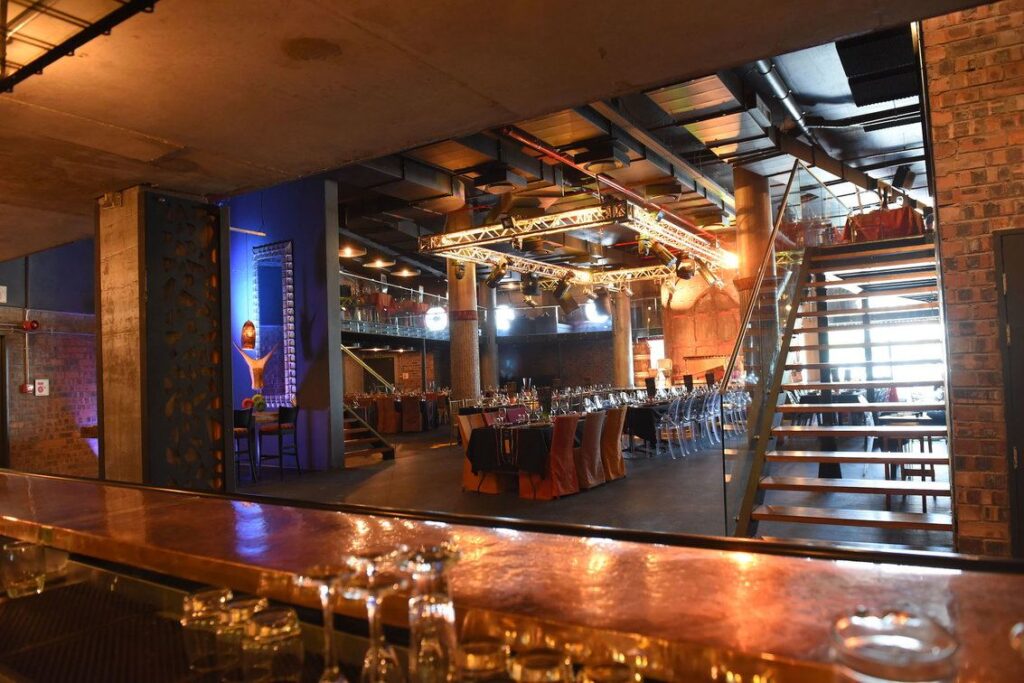 GOLD Restaurant venue interior in Green Point, Cape Town