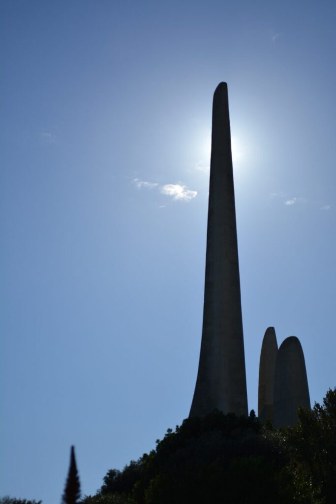 Afrikaanse Taalmonument on Paarl Mountain in the Cape Winelands