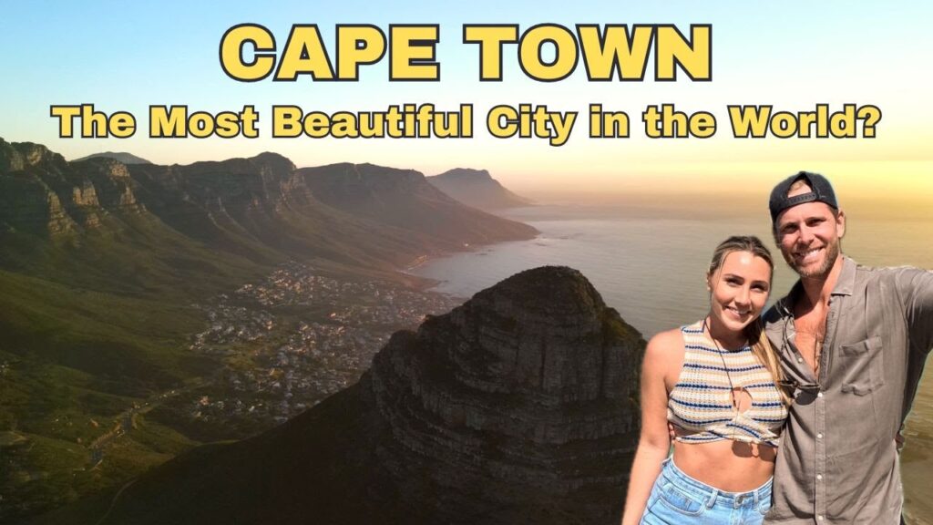 Topline Travels Cape Town route thumbnail with mountain and coastline imagery.