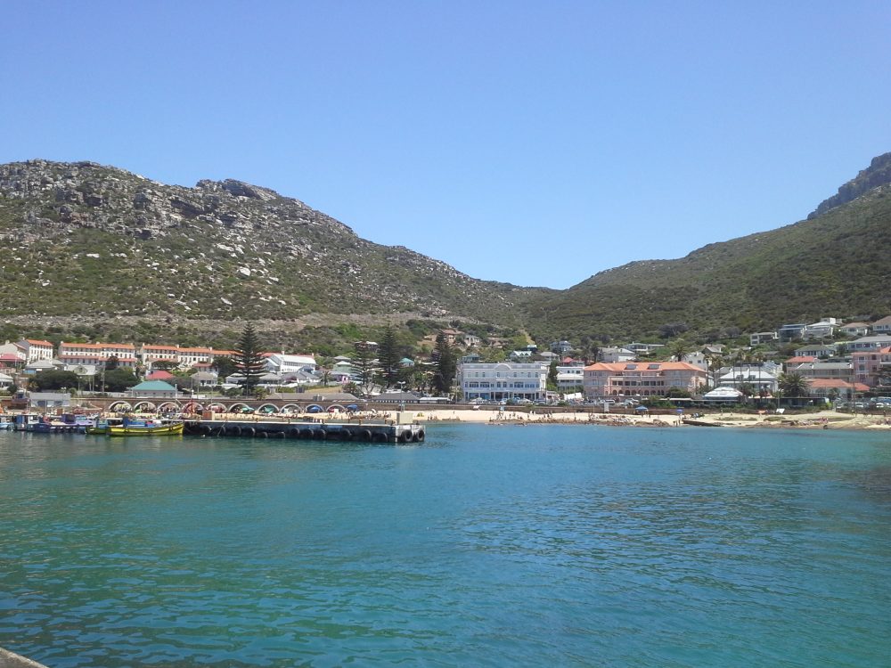 Kalk Bay Harbour and False Bay coastline