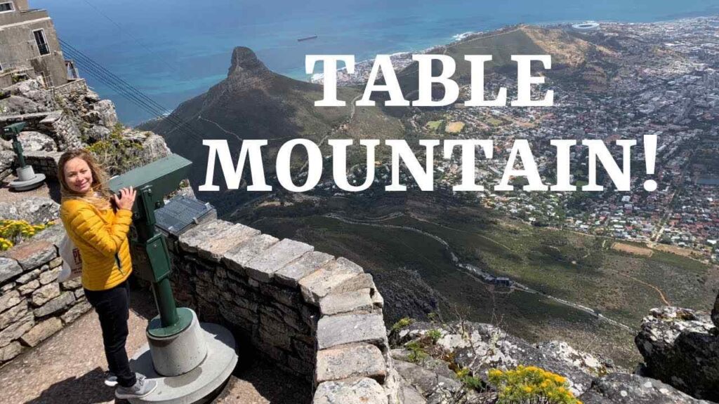 Run The Atlas Cape Town route with Table Mountain and coastline